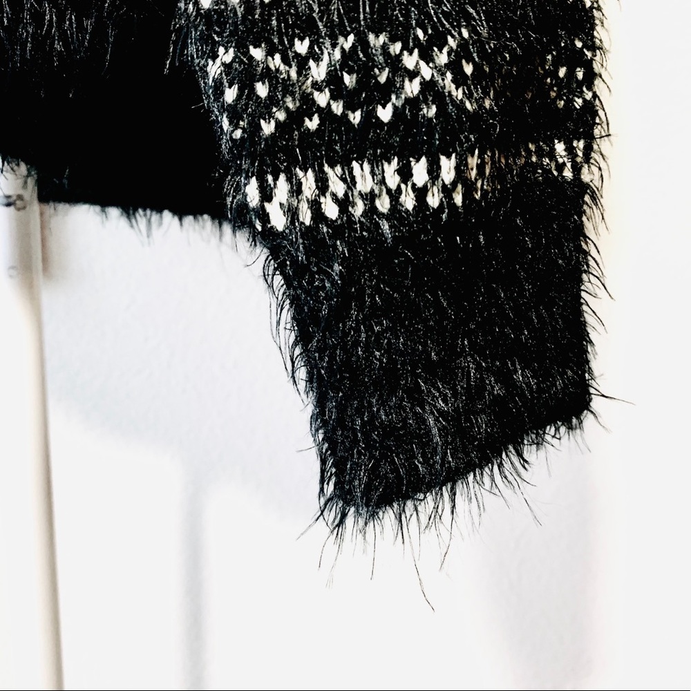 Miley and Molly Black & White Over Sized Sweater - Picture 6 of 8